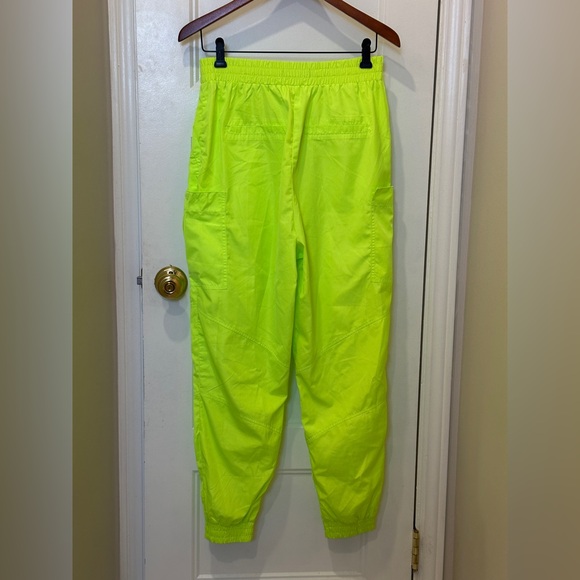 ZARA - Neon yellow sporty pants - Small - Picture 2 of 4